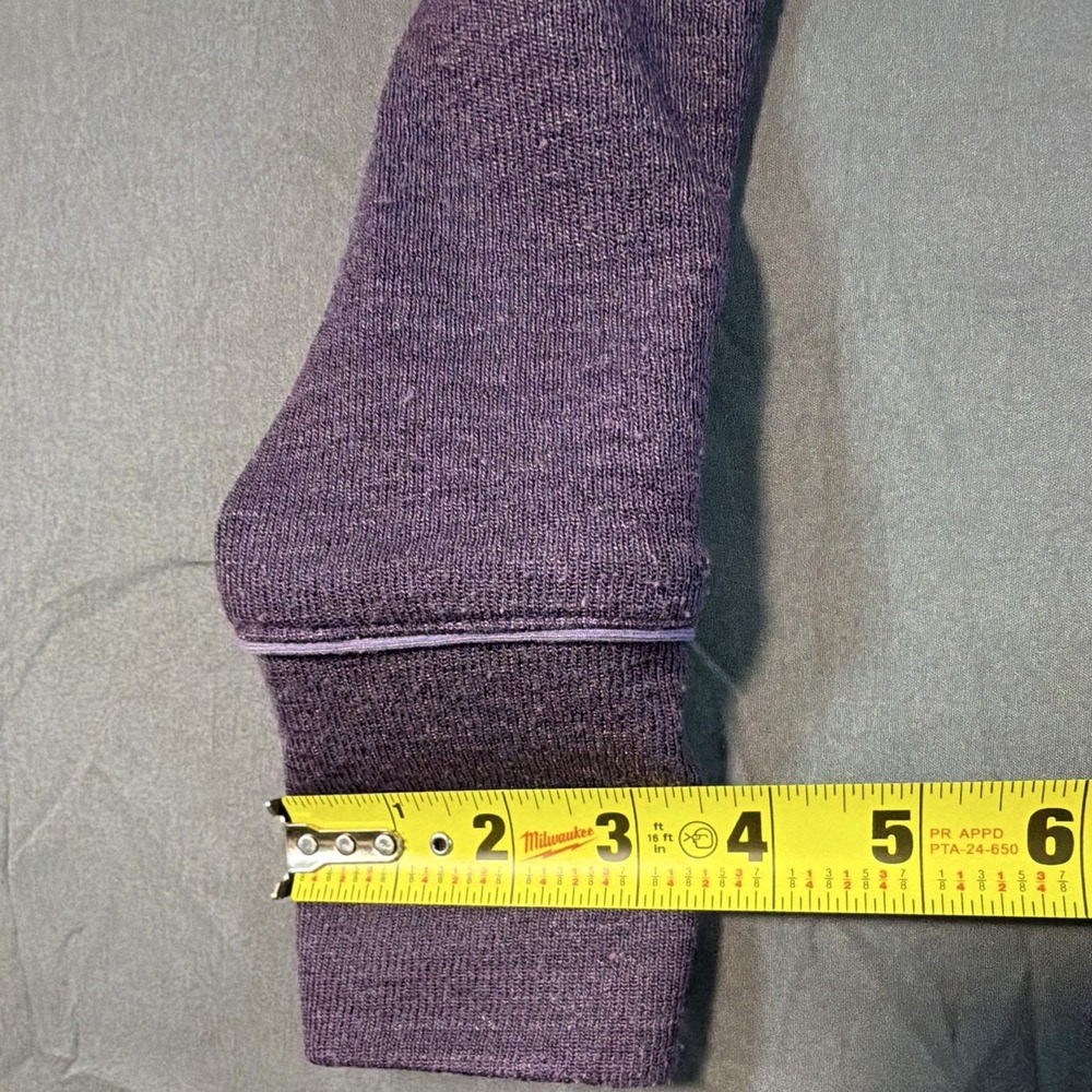prAna Purple Pullover Hoodie Woman's S Thumb Hole Hiking Outdoor Granola Winter - Picture 15 of 15
